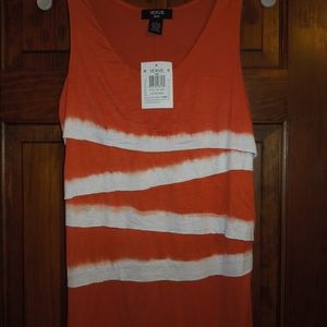 NWT Verve Ami Size Large Sleeveless Orange Top
